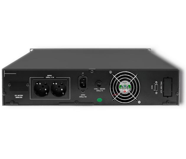QOLTEC Zasilacz awaryjny RACK | 1kVA | 800W | LCD 53945 - 721413 - zdjęcie 3